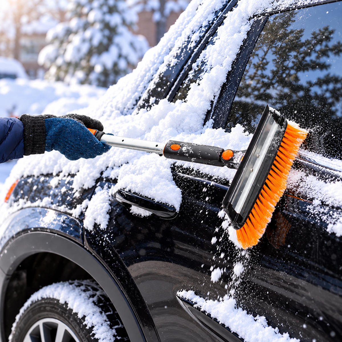 Extendable Snow Brush & Ice Scraper